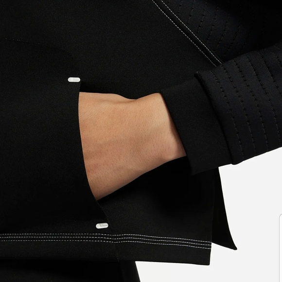 Size SMALL Nike Pro Women's Fleece Crew - Picture 3 of 13